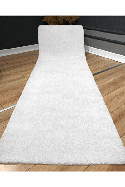 Loseppa Home Beyaz Peluş Pofidik Leke Tutmaz Yumuşak Çocuk Odası Oturma Oda S...