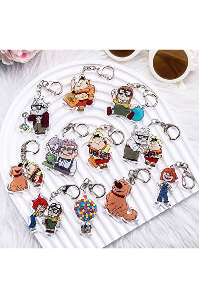 Choice11 5 cm 12 1/11Pcs Disney Cartoon Up Acrylic Creative Keychain Accessor...