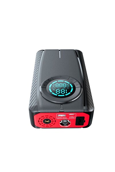 Halasouq Multifunctional Portable Car Jump Starter and Air Compressor