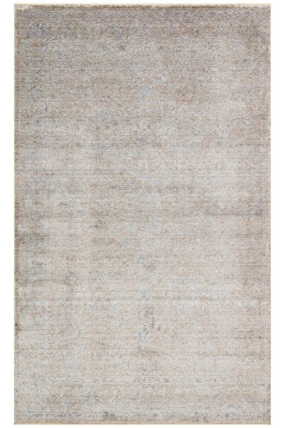 halinet Halı.Net Cream Vintage Antique Washable Non-Slip Living Room Carpet E...