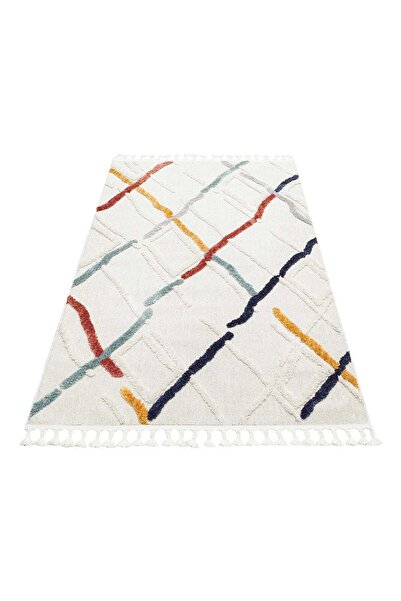 halinet Halı.Net White Modern Washable Non-Slip Living Room Carpet Eco-Trz 3 ...