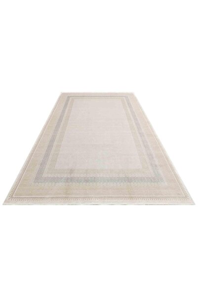 halinet Halı.Net White Modern Washable Non-Slip Living Room Carpet Eco-Mhl 07...