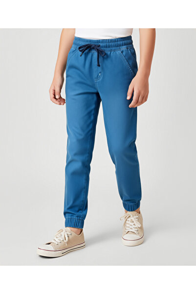 Pine kids Denim Woven Full Length Washed Jeans - Blue