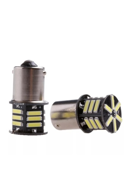 Led Light Alex Set of 2 P21W (BA15) LEDs, white 6000K, 24V (trucks and machin...