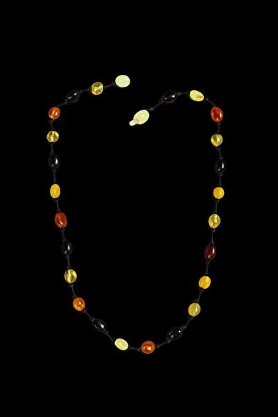 GÜMÜŞTEL EL SANATLARI Certified Amber Baby Necklace