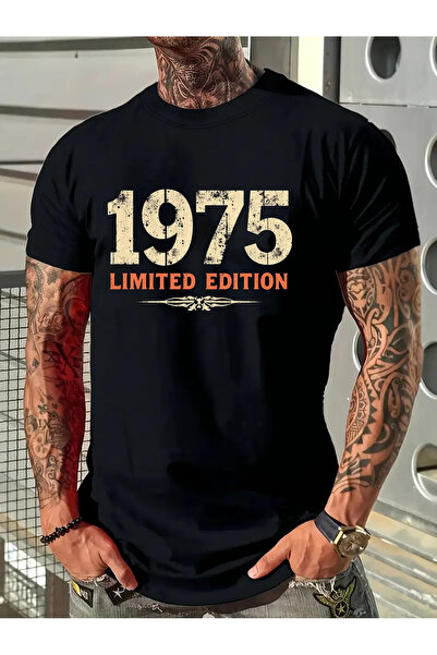Sovae تي شيرت رجالي بتصميم ريترو إصدار محدود لعام 1975