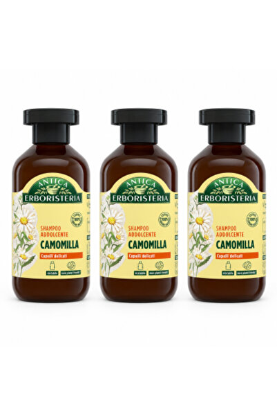 Antica Erboristeria Set 3 x Șampon cu mușețel, 250 ml, pentru păr delicat