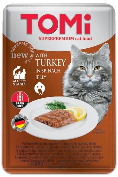 Tomi GLBLSEME Hindi & Ispanak Tahılsız Pouch Mama (214852) 100gr (pate)