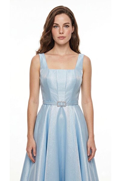 Luna Bride Kare Yaka Elbise
