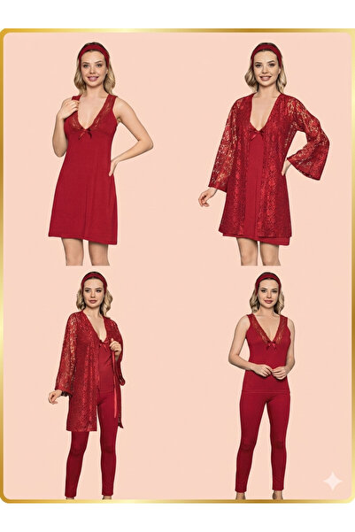 Lalin HOMEWEAR 4 Piece Nightwear Dowery Set