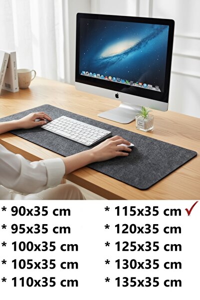 Next Craft Desk Protector Mouse Pad Felt Gaming Mat 3mm Anthracite Color