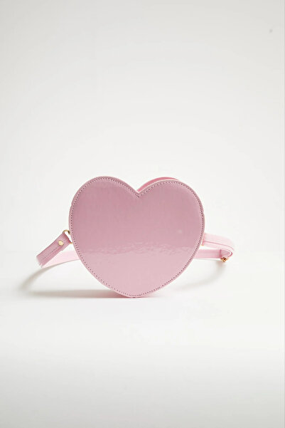 Little Ya Ya Love Kız Çocuk Pembe Kalp Çanta