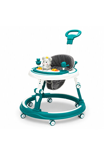 Bebelul Height-adjustable walker B9 green with lights, sounds and parental ha...