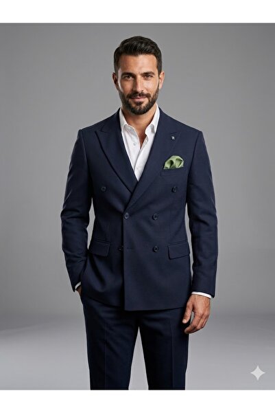 centilmen Stripe Detailed Suit 7479