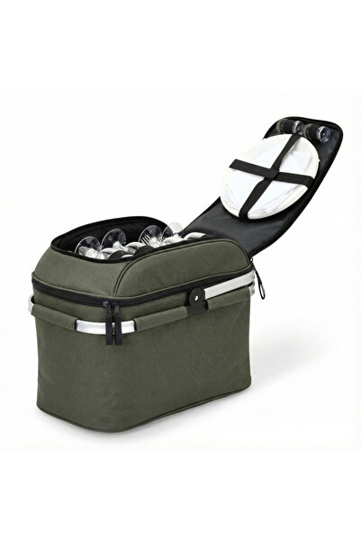 LİVOO Cos pentru picnic SEP117VE, 4 persoane, 29 accesorii, 23 l, termoizolat...