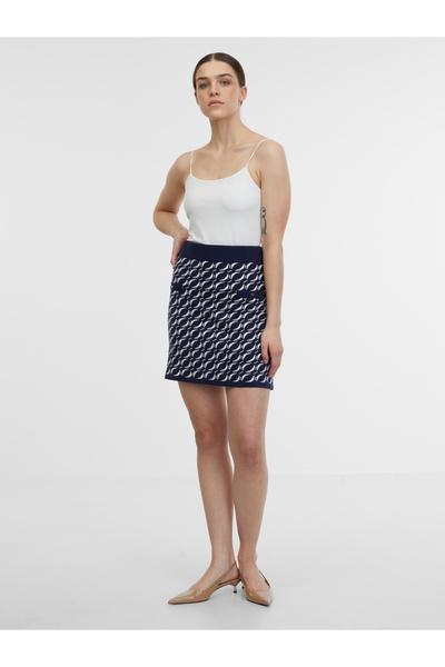 ORSAY Dark blue women's sweater skirt