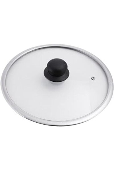 DELCASA DC2469 Tempered Glass Lid with Bakelite Knob, 26 cm Diameter