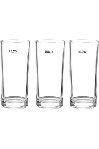 DELCASA DC2248 Glass Tumbler 3-Pieces Set, 310 ml Capacity