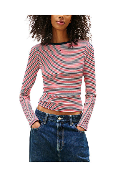Tommy Hilfiger Γυναικεία Μακρυμάνικη Μπλούζα Tommy Jeans DW0DW17387-0FD