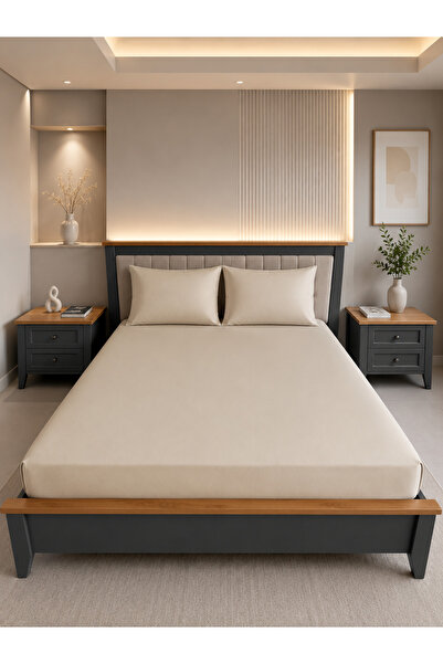 Bykutlay 100% Cotton 63-Piece Elastic Bed Sheet Set