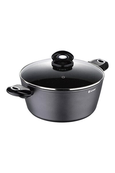 Bergner Orion 28 cm Forged Aluminum Casserole with Lid