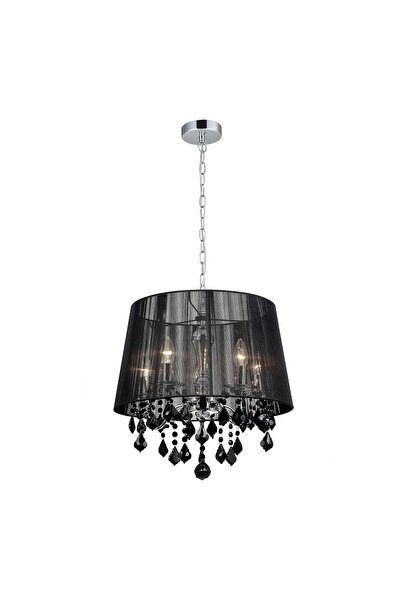 Italux Candelabru de cristal Cornelia cu 5 lumini, Lampă suspendată de tavan ...
