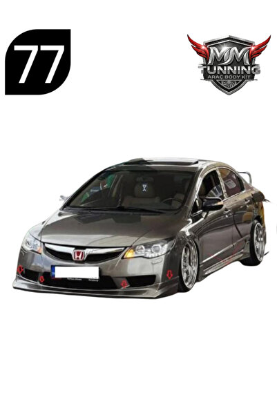 MMTUNNİNG HONDA CİVİC FD6 MAKYAJLI TYPER ÖN EK (BOYASIZ GÖNDERİLECEKTİR)