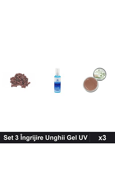 Makeup Set 3 Îngrijire Unghii - Rezerve Smirghel 120, Gel Epilare 100ml, Buil...