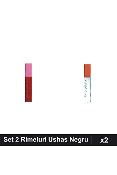 Makeup Set 2 Rimeluri Ushas Negru, Volum și Lungime, Machiaj Profesional