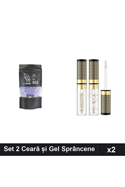 Makeup Set 2 Îngrijire Unghii - Ceară Epilare Lavandă 100g + Gel Fixare Sprân...