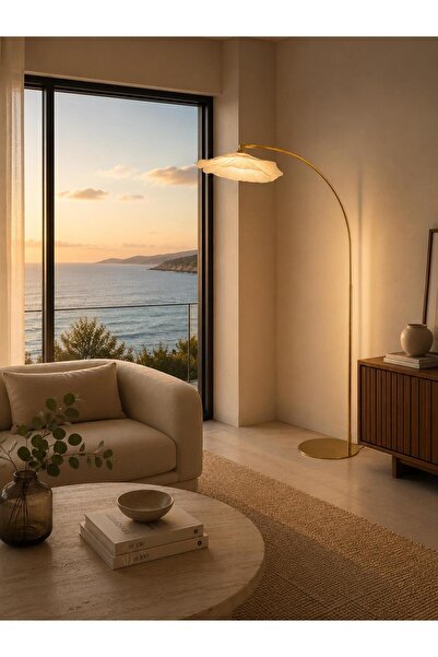 EDESİNG C Lambader Eskitme Gold ( Ampul Hediyeli)