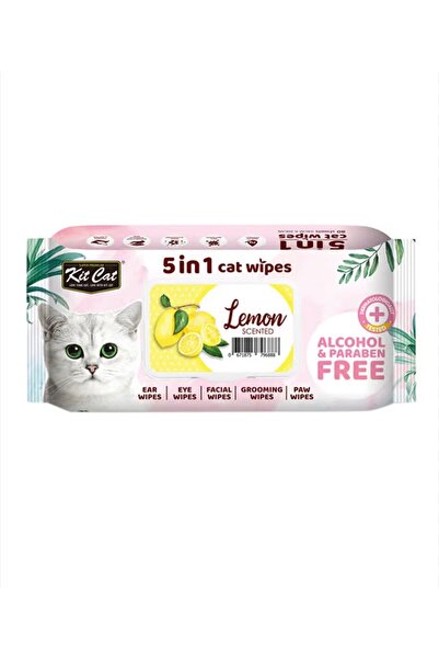 Kit Cat Kot Kat Scented Tissue 5 in 1 Lemon Scent 80 Sheets