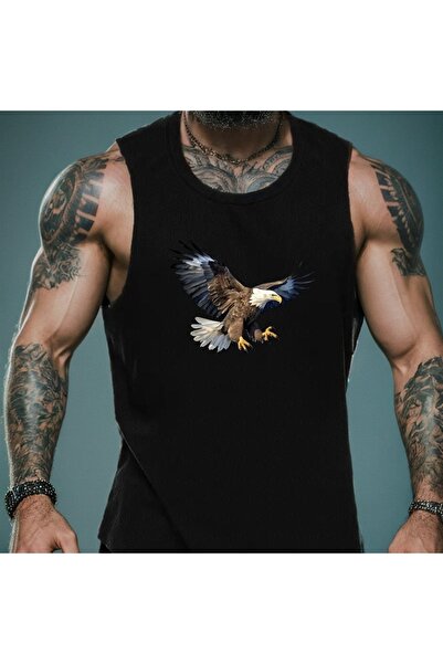 valeriae bellanova Tricou fără mâneci pentru bărbați, supradimensionat, cu de...