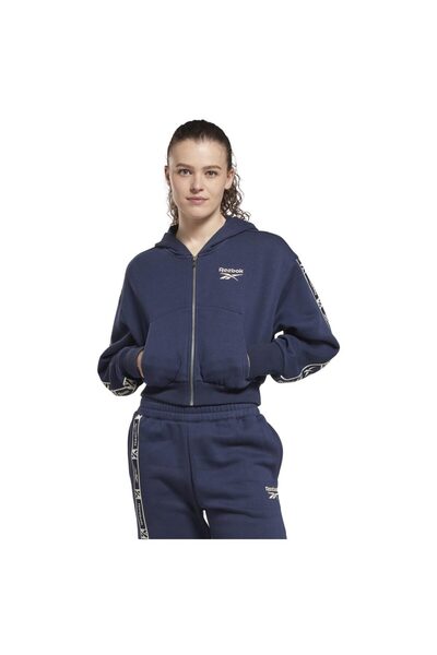 Reebok Femei& # x27;s Tape Pack Jachetă cu fermoar integral XS