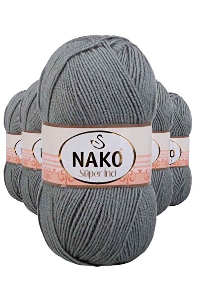 atastore2017 5 Pieces Super Pearl Hand Knitting Thread 100 gr Pastel Green 11537