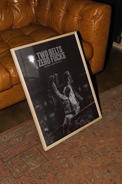 TabloRosa Ahşap Çerçeveli Modern Dekoratif Poster Tablo – Mcgregor | Spor Kol...