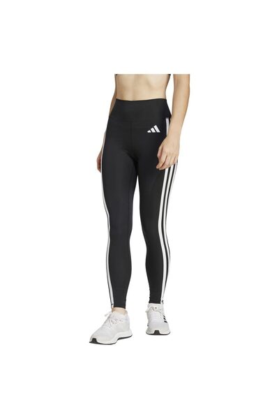 adidas Femei& # x27;s Optime Essentials Colanți 7/8 cu 3 dungi XS