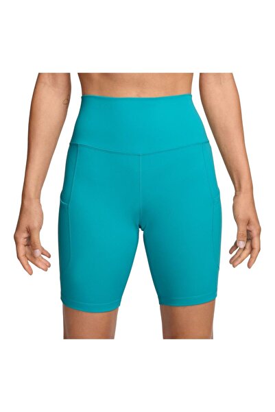 Nike Women's One High-Waisted 8'' Biker Shorts L