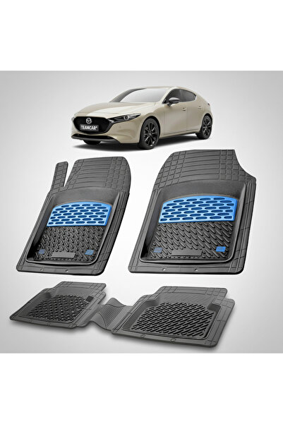 TEAMCAR Covorașe auto compatibile pentru Mazda 3 BP Facelift Hatchback cu 5 u...