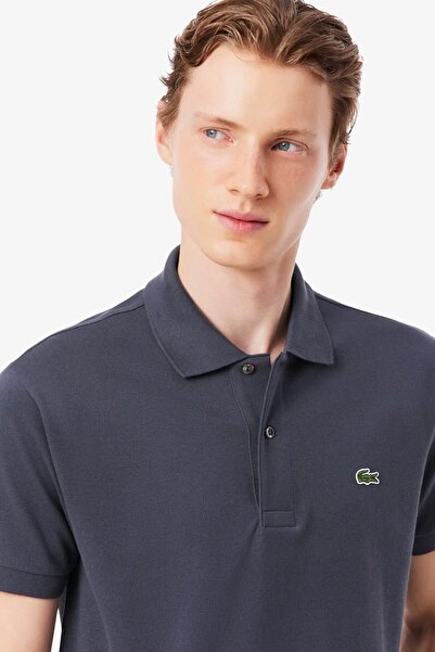 Lacoste Men's Classic Fit Polo T-Shirt Men's Polo Collar T-Shirt Navy Blue