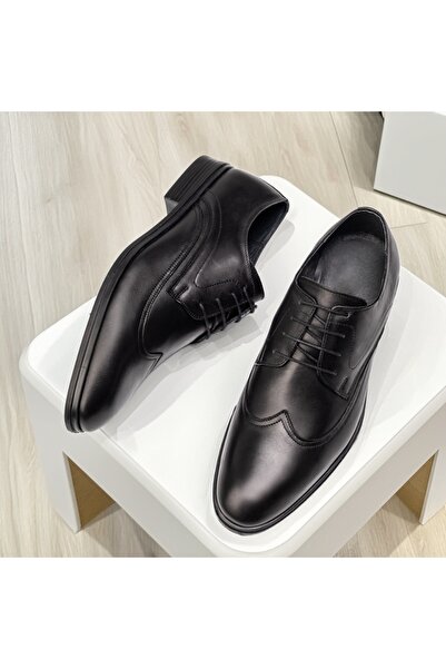 Modlet.ro Men's black elegant leather shoes MOD08256