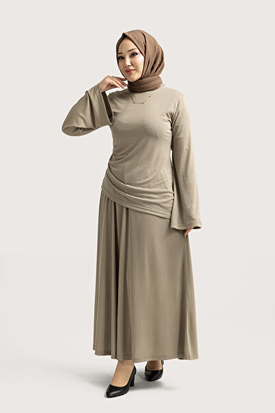 Suede Style 6485 - Stylish Comfortable Modal Fabric Casual Women's Skirt-Blou...