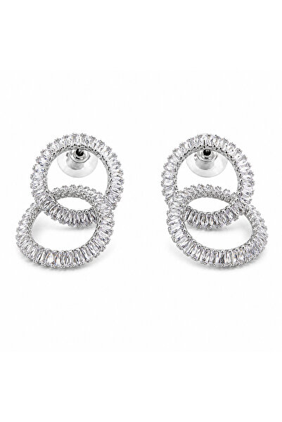 Jadenne Premium Double Ring Stone Earrings