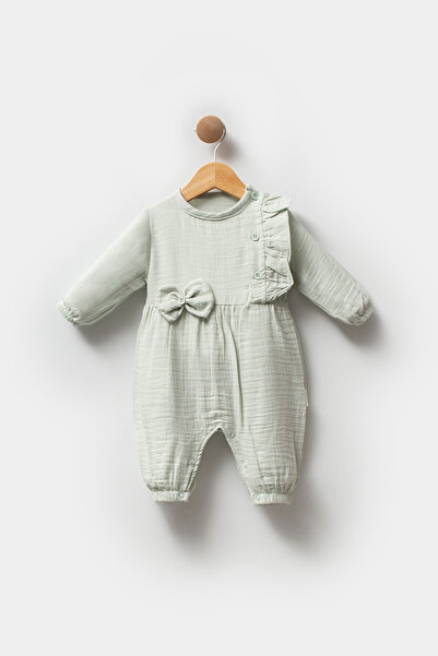 BEBELİNNA BABY Muslin Baby Girl Jumpsuit
