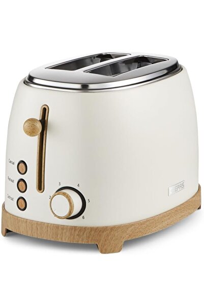 Geepas 2-Slice Toaster GBT36560UK-CR – Defrost Function, 6 Browning Levels, H...