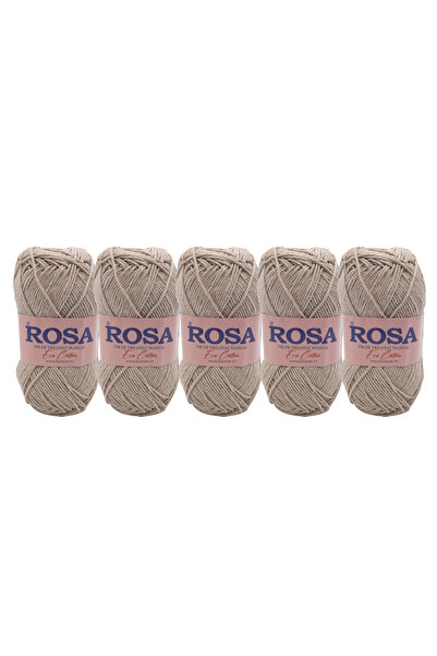 Pin Trade SRL Pachet fir tricotat Rosa Cotton 7504, 5 bobine, 100% bumbac rec...