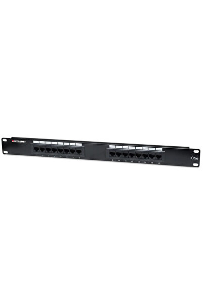 Intellinet 513548 Panou de patch-uri Cat5e UTP, 16 porturi RJ45