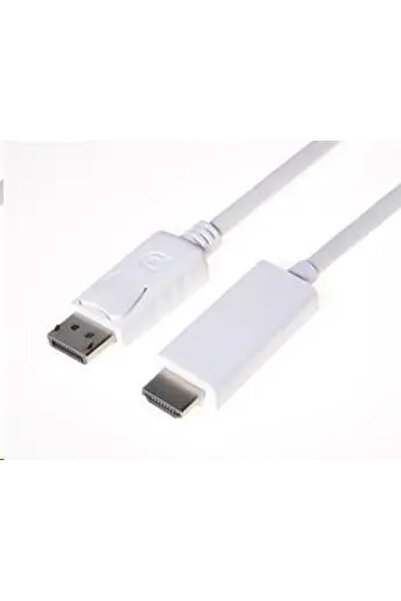 PremiumCord Cablu DisplayPort - HDMI 2m alb (kportadk01-02)