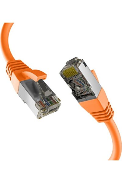 EFB Cablu patch RJ45 CAT8.1 portocaliu 5m S/FTP PIMF