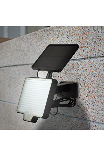 Zumzeria Proiector solar LED de perete de 500Lm cu senzor de mișcare și 4 fun...